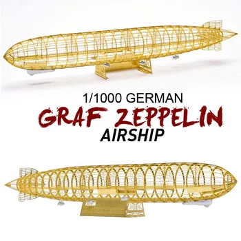 1/1000 tyske Luftskibet Graf Zeppelin Messing PE Detaljeret Model DIY-Puslespil 3D Tre-Dimensionelle Samling Metal Struktur Model For Toy