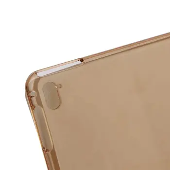 2018 Hot Ultra Slim Smart PU Læder Plast Klar Sag For apple iPad Pro 9,7 tommer Tablet silke Transformere Dække +stylus+film