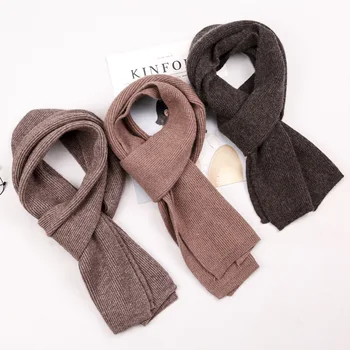 2018 NEW arrived men scarf knit spring Unisex Thick Warm winter scarves long size male cashmere warmer women's scarves