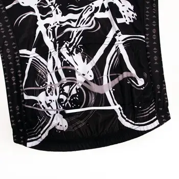 2020 trøje Mænd Mountain Bike jersey Pro MTB Cykel-Shirt Road Top racing Ropa Ciclismo korte ærmer skull white black