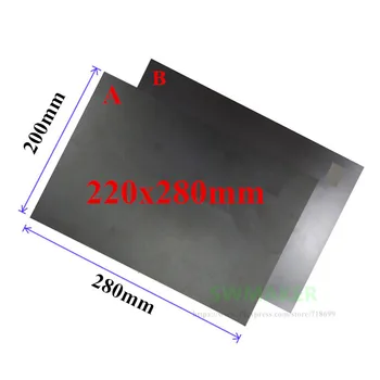 220x280mm Magnetiske Selvklæbende Print Bed Tape Udskrive Mærkaten Overflade Flex Plade til TEVO Tarantula I3 3D-Printer