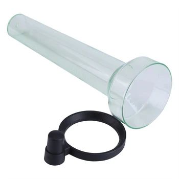 35mm Kapacitet Glas Regn Sporvidde Udskiftning Rør Udendørs Have Instrumenter til Måling af