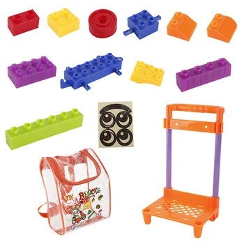 3WBOX diy byggesten montering stabling Vogn Skubbe Legetøj oplysning tidlig uddannelse baby-legetøj Til børn