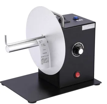 Automatisk tilbagespoling maskinvask label stregkode printer etiket tilbagespoling maskine tovejs omspoler