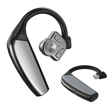 B1 Bluetooth Hovedtelefoner støjreducerende ear hook-headset Bluetooth Wireless ørepropper 270mAh ekstra batteri volumen kontrol