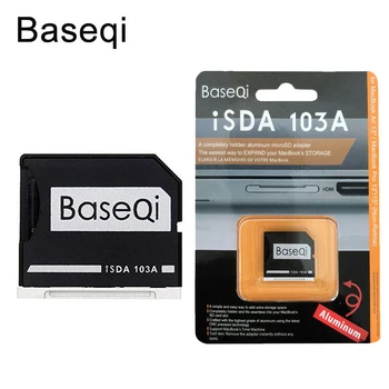 BASEQI Aluminium microSD-Adapter i Metal TF Card Reader til MacBook Air 13