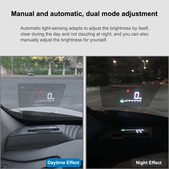 Bil Elektronisk Tilbehør Head Up Display HUD For Toyota RAV4/Krone/Krone for Sikker Kørsel Skærmen Alarm System