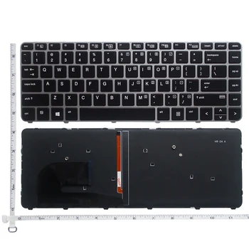 Dansk baggrundsbelyst Keyboard til HP EliteBook 840 G3 745 G3 745 G4 840 G4 848 G4 836308-001 821177-001 NSK-CY2BV baggrundsbelysning