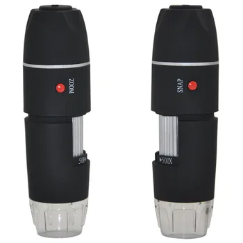 Digital USB-Mikroskop 50X~500X Elektronisk Mikroskop 5MP USB-8 LED Digital Kamera Mikroskop Endoskop Forstørrelse