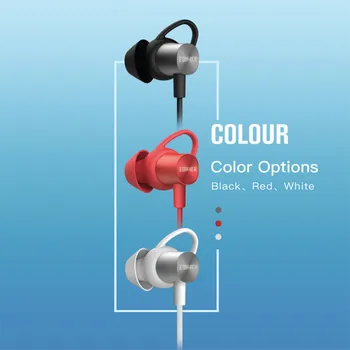 EDIFIER W310BT Bluetooth-Hovedtelefoner Trådløse Bluetooth-V4.2 In-Ear Stereo Hovedtelefoner Blødt Materiale, Design IPX5 med Mic for Sport
