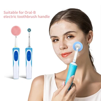 Facial Cleansing Børste Hoved og 4stk Bambus Trækul Børste Hoveder Til Oral-B Elektrisk Tandbørste Forhånd Power/Pro Sundhed/Triumph