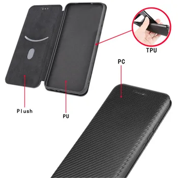 For Asus Zenfone 7 ZS670KS Luksus Flip-Carbon-Fiber Hud Magnetiske Adsorption Tilfældet For Asus Zenfone 7 Pro ZS671KS Telefon Tasker