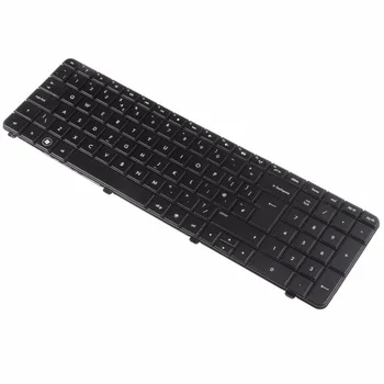 GZEELE UK Keyboard til HP G72 for Compaq Presario CQ72 Serie 590086-031 603138-xx Sort G72-B66US QWERTY engelsk Bærbar