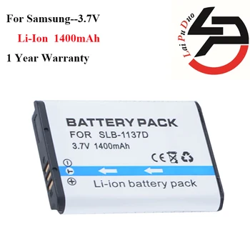 Høj Kvalitet 1400mAh Helt Nyt Batteri Til Samsung NV106 HMX-E10 NV100 i85 E10OP E10WP SLB-1137D