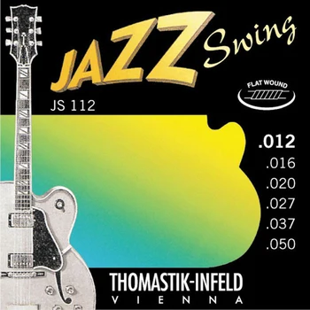 Js112 jazz swing strenge til akustisk guitar, medium, lys, 12-50, Thomastik