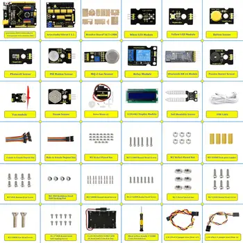Keyestudio Smart Home Kit med PLUS Bord til Arduino DIY STEM