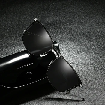 Klassisk Firkantet Polariserede Solbriller Mænd Brand Designer 2021 Nye Retro Solbriller Til Mænd Udendørs Kørsel Night Vision-Briller