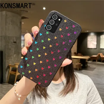 KONSMART For Samsung Note 20 Ultra S20 S20 + etui Til Samsung Galaxy Note20 S20 Ultra Glitter Kærlighed Silicium Soft-Phone Cover