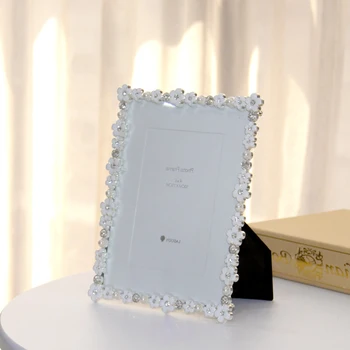 LASODY Sølv Familie fotoramme Par Bryllup Souvenir-Classic-4x6 billedrammer Valentine ' s Day Gave Dekorationer til Hjemmet