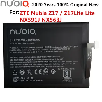 Li3932T44P6h806139 Batteri Til ZTE Nubia Z17 NX563J Batteri 3200mAh