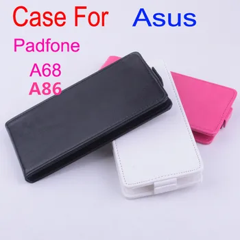 Læder taske Til Asus PadFone 2 A68 / PadFone Infinity A86 T004 Flip cover Til Asus PadFone2 En 68 / A-86 / T 004 Telefonen tilfælde