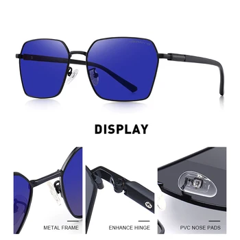 MERRYS DESIGN Mænd Classic HD Polariserede Solbriller Luksus Mærke Solen briller For at Køre TR90 Ben UV400 Beskyttelse S8213