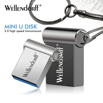 Mini pen-drev metal USB flash drive 4gb, 8gb, 16GB, 32GB, 64GB 128GB pen-drev USB3.0 lille memory stick U Disk usb-cle