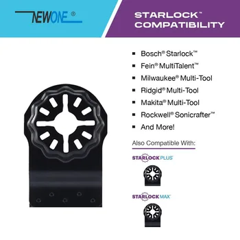 NEWONE 20PCS Starlock Plus E-skær Multi Cutter savklinge Sæt Oscillerende Værktøj Knive til at Skære Træ Gips Plast Metal