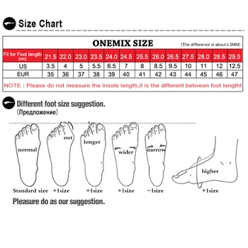 Onemix Bassics Stil kvinder kører sko med sneakers udendørs walking jogging sneakers populære komfortable sneakers