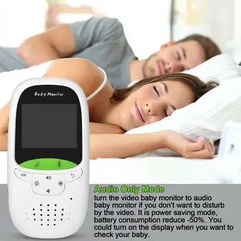 Trådløs Video babyalarm, Digital Kamera LCD-Night Vision 2-Vejs Tale, Video IR LED Temperatur Overvåge Spædbarn Baby Sove Cam