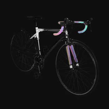 Vej cykel lysende styret med lyse reflekser cykel stropper til ridning stødabsorbering og stødsikkert cykelstyr