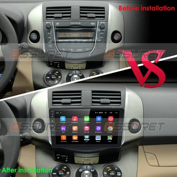 Android-10 GPS Navi-Car Multimedia-DVD-Video-Afspiller Til Toyota RAV4 Rav 4 2007 2008 2009 2010 2011 2012 Med Radio Gps 2DIN BT