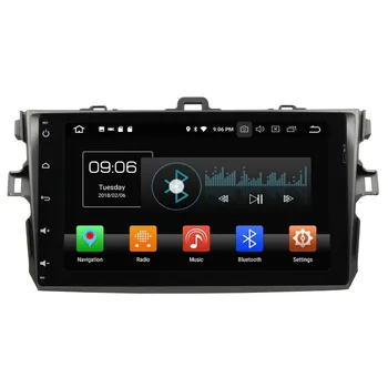 Aotsr Android 8.0/7.1 GPS-navigation Bil DVD-Afspiller Til Toyota Corolla 2006-2011 mms-radio optager 4GB+32GB, 2GB+16GB