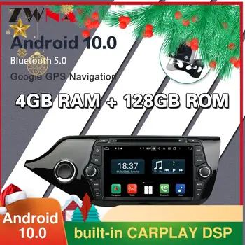 CARPLAY 4G 128GB 2din Android 10 Bil Radio Multimedia-Afspiller, GPS-Navigation IPS KIA Cee ' d CEED JD 2012-2018 Head Unit