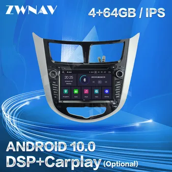 Carplay For Hyundai Accent Verna 2010 2011 2012 Android 10 Multimedia-Afspiller, GPS Navi Auto Audio Stereo-Radio Optager Head Unit