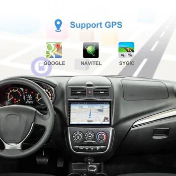 EBILAEN Bil Radio Multimedie-Afspiller Til LADA GRANTA 2018 2019 2Din Android 9.0 Bil Autoradio GPS Navigation Kassette Stereo