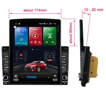 IPS DSP Android 10 64GB Tesla Car Multimedia Afspiller Til FORD Mondeo 4 2006 2007 2008 2009 2010 Audio Radio GPS Navi-hovedenheden