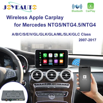 Joyeauto Trådløse Apple Carplay For Mercedes NTG5.0 /4.5/4.0 A/B/C/E/S/GLK/GLA/GLC/SLK/ML Klasse Android Auto iOS Spejl Bil spil