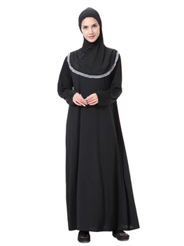 Langærmet Konjunktion Kjortel, muslimsk tøj kvinder Islamiske abaya jilbab, islamisk tøj Arabiske Kjortel hijab TH904 for / Ny \ www.45870326.dk
