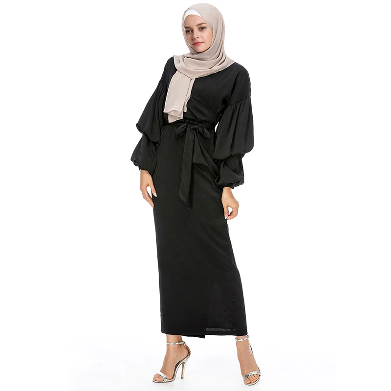 Eid Kaftan Abaya Robe Islam Lang Muslimske Hijab Kjole Qatar Kaftan Marocain Abayas For Kvinder Tyrkisk Islam for / Ny \ www.45870326.dk