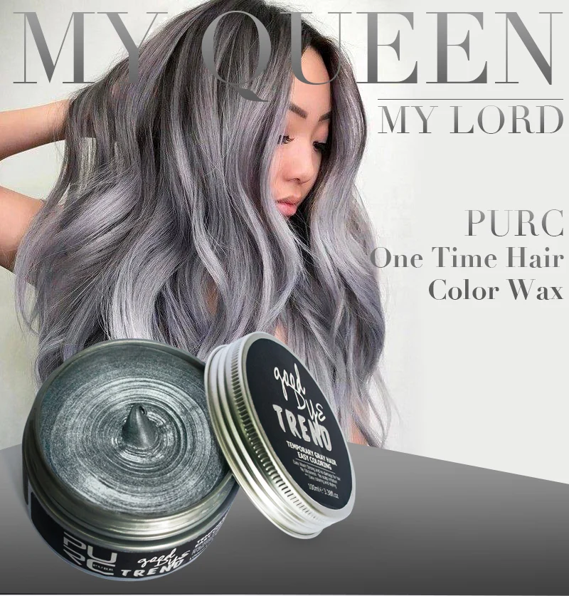 PURC hårfarve Voks Farve engangs-Molding Paste og Stærke Hold, megen Glans Natural Hair Pomade til hår stil og Mode. for / Ny \ www.45870326.dk